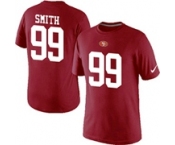 Nike San Francisco 49ers 99 SMITH Pride Name & Number T-Shirt Red