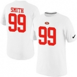 Nike San Francisco 49ers 99 SMITH Pride Name & Number T-Shirt White