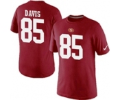 Nike San Francisco 49ers Vernon Davis Pride Name & Number T-Shirt Red