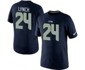 Nike Seattle Seahawks 24 Marshawn Lynch Pride Name & Number T-Shirt