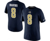 Nike St. Louis Rams Sam Bradford Pride Name & Number T-Shirt Blue