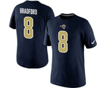 Nike St. Louis Rams Sam Bradford Pride Name & Number T-Shirt Blue