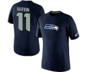 Percy Harvin Seattle Seahawks Nike Player Name & Number T-Shirt Blue