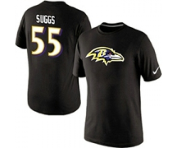 Terrell Suggs Baltimore Ravens Nike Player Name & Number T-Shirt Black