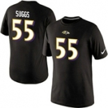 Terrell Suggs Baltimore Ravens Nike Player Pride Name & Number T-Shirt Black