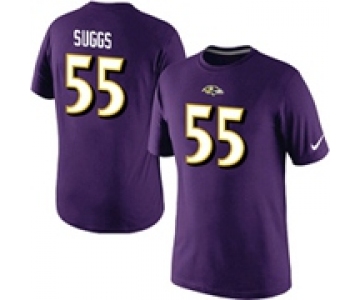 Terrell Suggs Baltimore Ravens Nike Player Pride Name & Number T-Shirt Purple