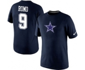 Tony Romo Dallas Cowboys Nike Name & Number T-Shirt Navy Blue