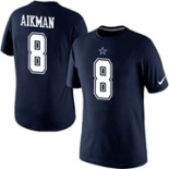 Troy Aikman Dallas Cowboys Nike Player Pride Name & Number T-Shirt Blue