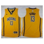 Youth Indiana Pacers #13 Paul George Yellow Stitched NBA Jersey