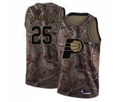 Youth Nike Indiana Pacers #25 Al Jefferson Swingman Camo Realtree Collection NBA Jersey