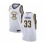 Youth Nike Indiana Pacers #33 Myles Turner Authentic White NBA Jersey - Association Edition