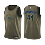 Youth Nike Indiana Pacers #44 Bojan Bogdanovic Swingman Green Salute to Service NBA Jersey