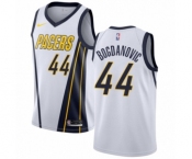 Youth Nike Indiana Pacers #44 Bojan Bogdanovic White Swingman Jersey - Earned Edition