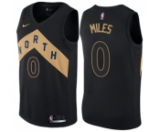 Youth Nike Toronto Raptors #0 C.J. Miles Swingman Black NBA Jersey - City Edition