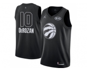 Youth Nike Toronto Raptors #10 DeMar DeRozan Black NBA Jordan Swingman 2018 All-Star Game Jersey