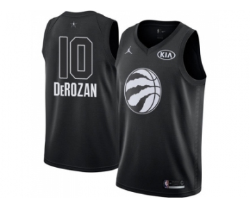 Youth Nike Toronto Raptors #10 DeMar DeRozan Black NBA Jordan Swingman 2018 All-Star Game Jersey