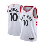 Youth Nike Toronto Raptors #10 DeMar DeRozan Swingman White NBA Jersey - Association Edition