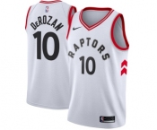 Youth Nike Toronto Raptors #10 DeMar DeRozan Swingman White NBA Jersey - Association Edition