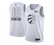 Youth Nike Toronto Raptors #10 DeMar DeRozan White NBA Jordan Swingman 2018 All-Star Game Jersey