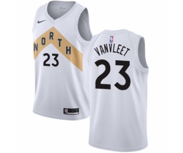 Youth Nike Toronto Raptors #23 Fred VanVleet Swingman White NBA Jersey - City Edition