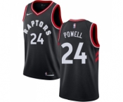 Youth Nike Toronto Raptors #24 Norman Powell Swingman Black Alternate NBA Jersey Statement Edition