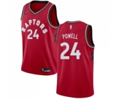 Youth Nike Toronto Raptors #24 Norman Powell Swingman Red Road NBA Jersey - Icon Edition