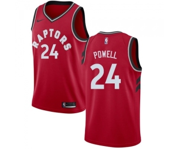 Youth Nike Toronto Raptors #24 Norman Powell Swingman Red Road NBA Jersey - Icon Edition