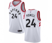 Youth Nike Toronto Raptors #24 Norman Powell Swingman White NBA Jersey - Association Edition