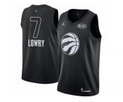 Youth Nike Toronto Raptors #7 Kyle Lowry Black NBA Jordan Swingman 2018 All-Star Game Jersey