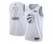 Youth Nike Toronto Raptors #7 Kyle Lowry White NBA Jordan Swingman 2018 All-Star Game Jersey