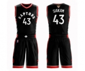 Youth Toronto Raptors #43 Pascal Siakam Swingman Black 2019 Basketball Finals Bound Suit Jersey Statement Edition