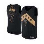 Youth Toronto Raptors #7 Kyle Lowry Swingman Black 2019 Basketball Finals Bound Jersey - City Edition