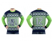 Nike Seattle Seahawks #12 Fan Men's Ugly Sweater