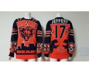 Nike Chicago Bears #17 Jeffery Orange Men's Ugly Sweater