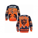 Nike Chicago Bears #6 Jay Cutler Orange Navy Blue Men's Ugly Sweater