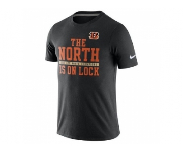 Men's Cincinnati Bengals Nike Black 2015 AFC North Division Champions T-Shirt