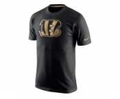 Men's Nike Cincinnati Bengals Championship Drive Gold Collection Performance T-Shirt Black