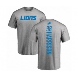 NFL Nike Detroit Lions #98 Damon Harrison Ash Backer T-Shirt