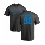 NFL Nike Detroit Lions #98 Damon Harrison Ash One Color T-Shirt