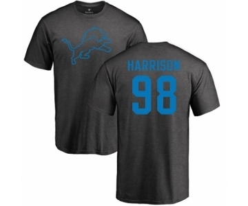 NFL Nike Detroit Lions #98 Damon Harrison Ash One Color T-Shirt