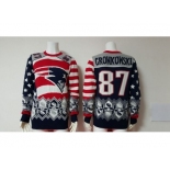 Nike New England Patriots #87 Rob Gronkowski Sweater