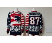 Nike New England Patriots #87 Rob Gronkowski Sweater