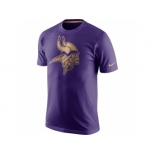 Men's Minnesota Vikings Nike Purple Championship Drive Gold Collection Performance T-Shirt