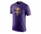 Men's Minnesota Vikings Nike Purple Championship Drive Gold Collection Performance T-Shirt