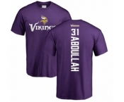 NFL Nike Minnesota Vikings #31 Ameer Abdullah Purple Backer T-Shirt