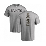 NFL Nike New Orleans Saints #25 Eli Apple Ash Backer T-Shirt