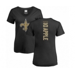 NFL Women's Nike New Orleans Saints #25 Eli Apple Black Backer Slim Fit T-Shirt