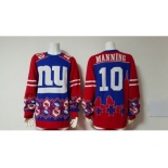 Nike New York Giants #10 Eli Manning blue Men's Ugly Sweater