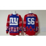 Nike New York Giants #56 Lawrence Taylor blue Men's Ugly Sweater