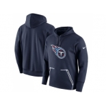 Men Tennessee Titans Nike Navy Champ Drive Vapor Speed Pullover Hoodie